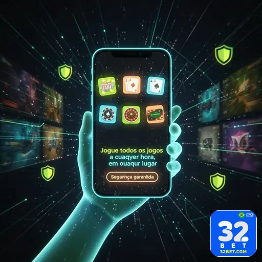 Tela de cassino online acessado pelo celular na aba mobile