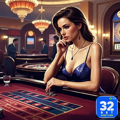 Imagem relacionada ao 32bet, casino online com slots e jogos de azar.