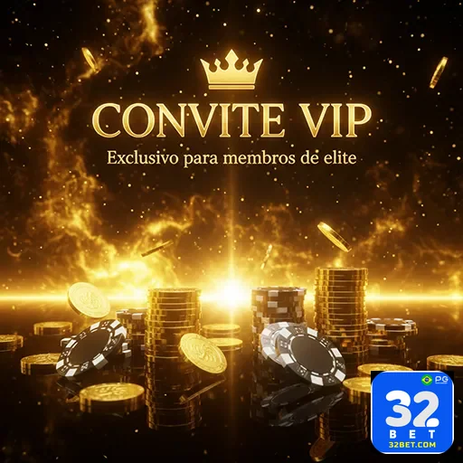 Imagem promocional do 32bet destacando seu programa VIP exclusivo, com logo do site 32bet ao fundo.