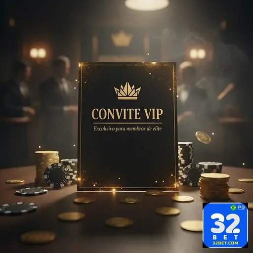 Imagem promocional do 32bet destacando sua área VIP, apresentando benefícios exclusivos do site 32bet