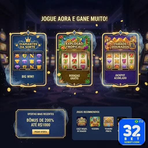 Ilustração de apostas em jogos de cassino na 32bet